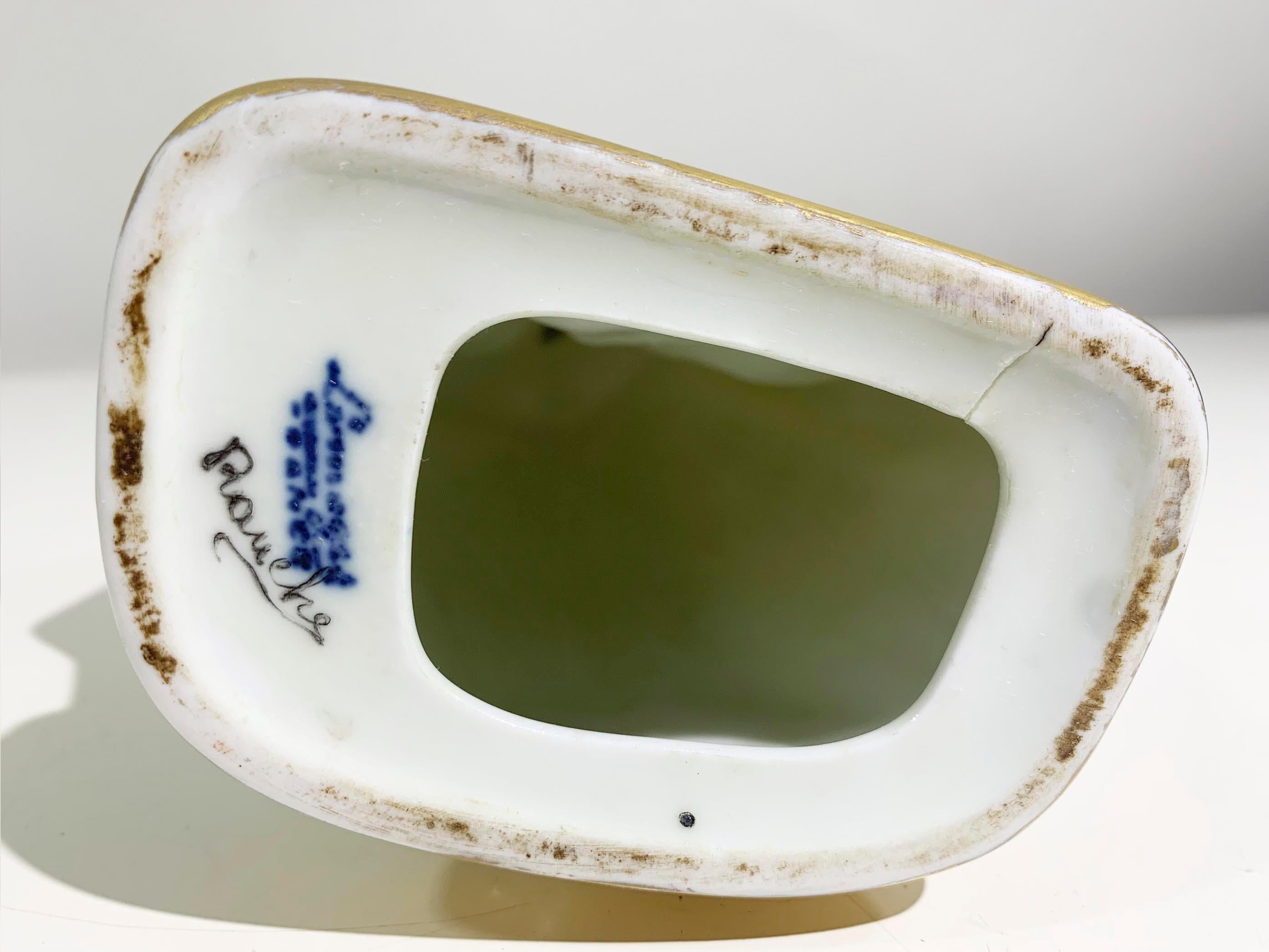 Lote de 2 Figuritas de Porcelana Art Decó Firmadas Amelin - Rauche / 