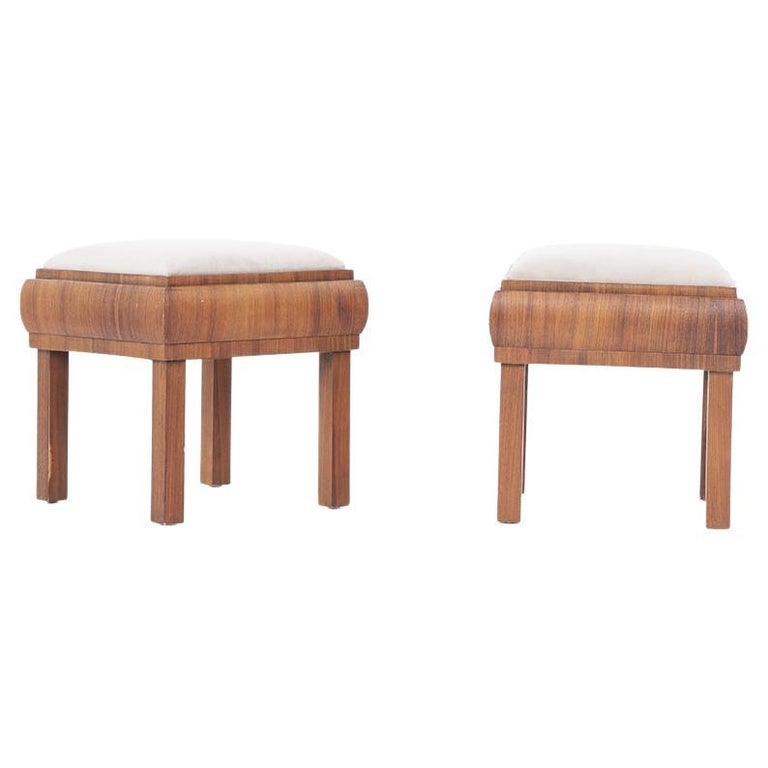 Set of 2 Art Deco Stools, 1930s For Sale at 1stDibs