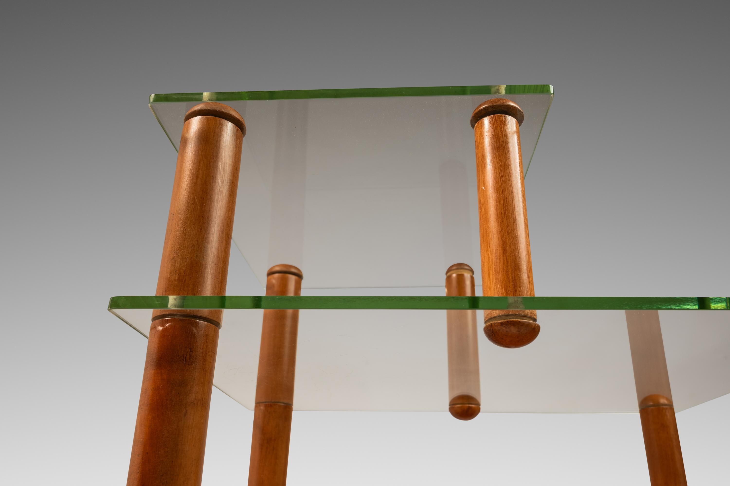 Ensemble de 2 tables Art Déco à trois niveaux, Gilbert Rohde, Herman Miller, États-Unis, années 1930 en vente 4