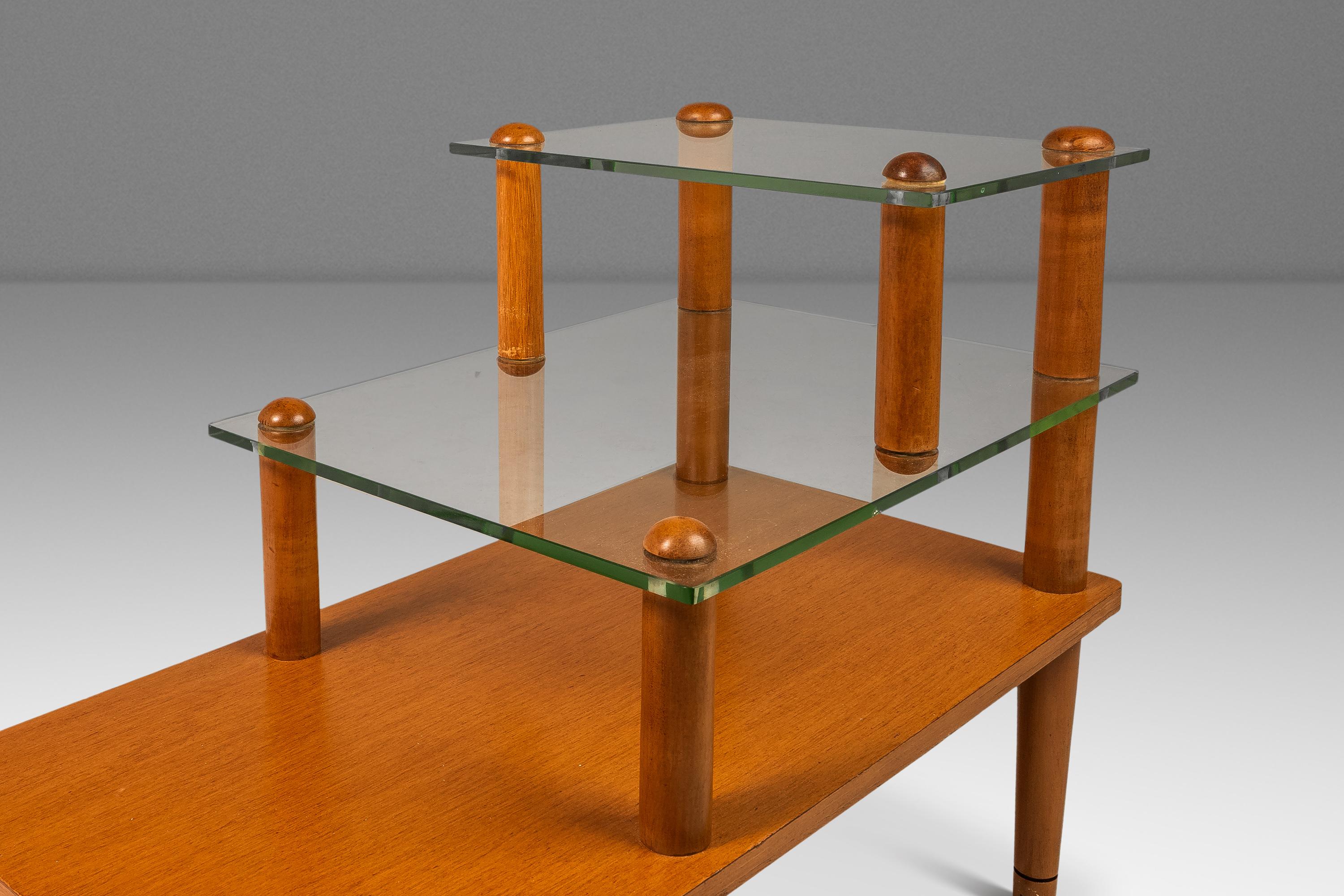 Ensemble de 2 tables Art Déco à trois niveaux, Gilbert Rohde, Herman Miller, États-Unis, années 1930 en vente 6