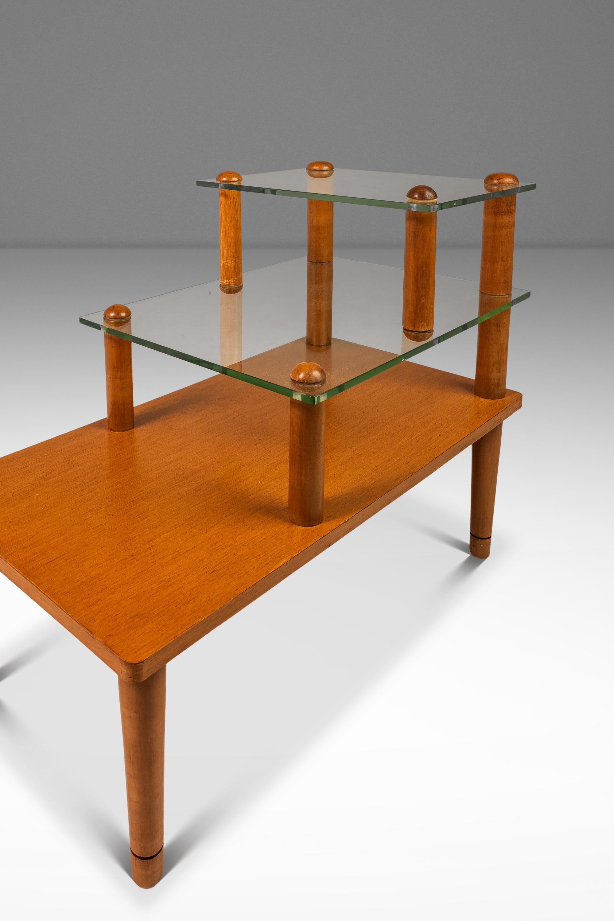 Ensemble de 2 tables Art Déco à trois niveaux, Gilbert Rohde, Herman Miller, États-Unis, années 1930 en vente 10
