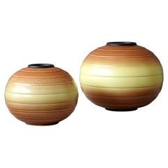 Set of 2 Art Deco Vases by Rörstrand, Sweden, 1930s