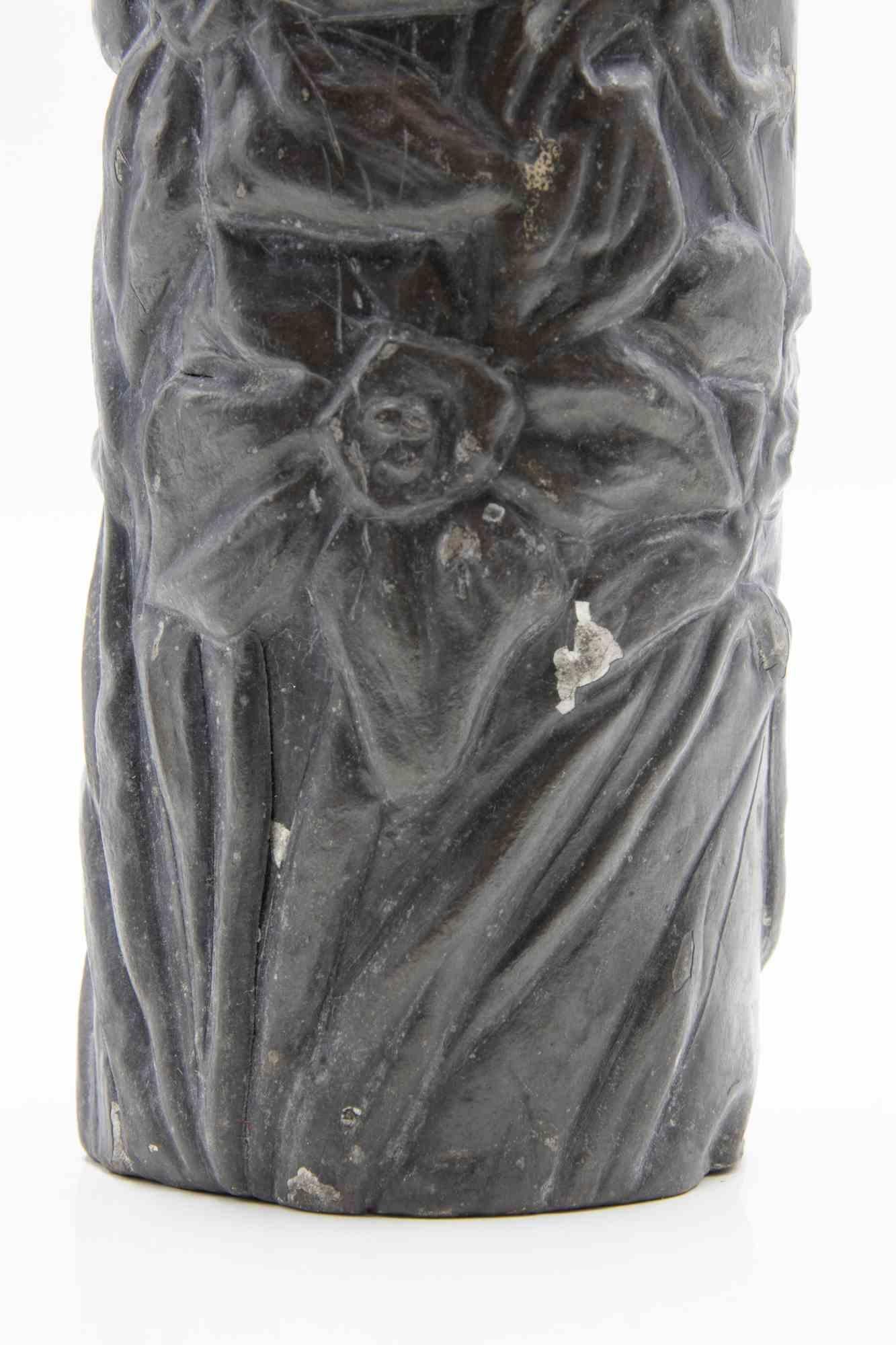 Tedesco Set di 2 vasi in peltro Art Nouveau, Italia, inizio XX secolo in vendita