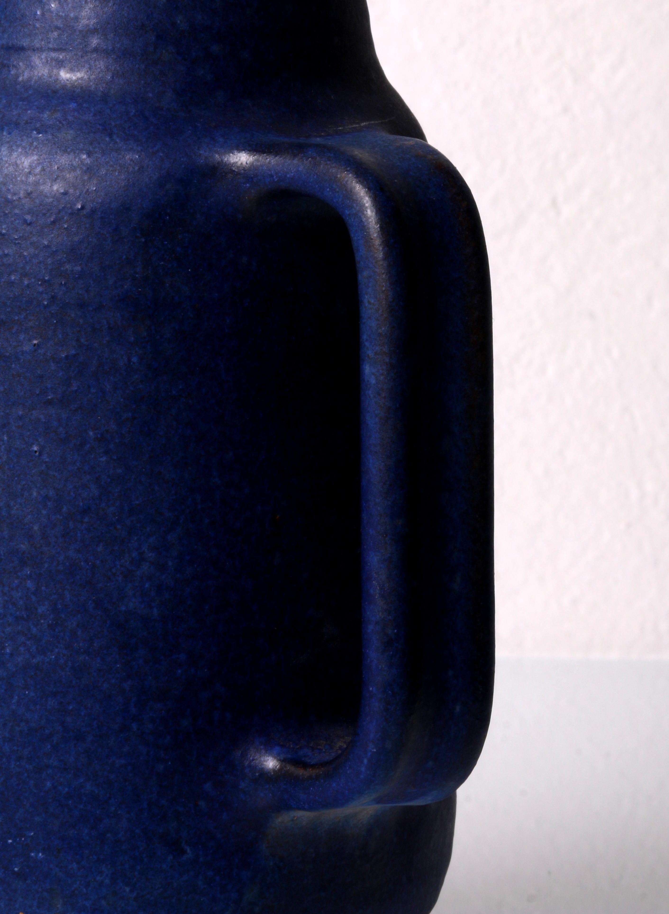 SET of 2 art pottery Vases late 60s by Barbara Lampe :: Anton Lang Oberammergau For Sale 3
