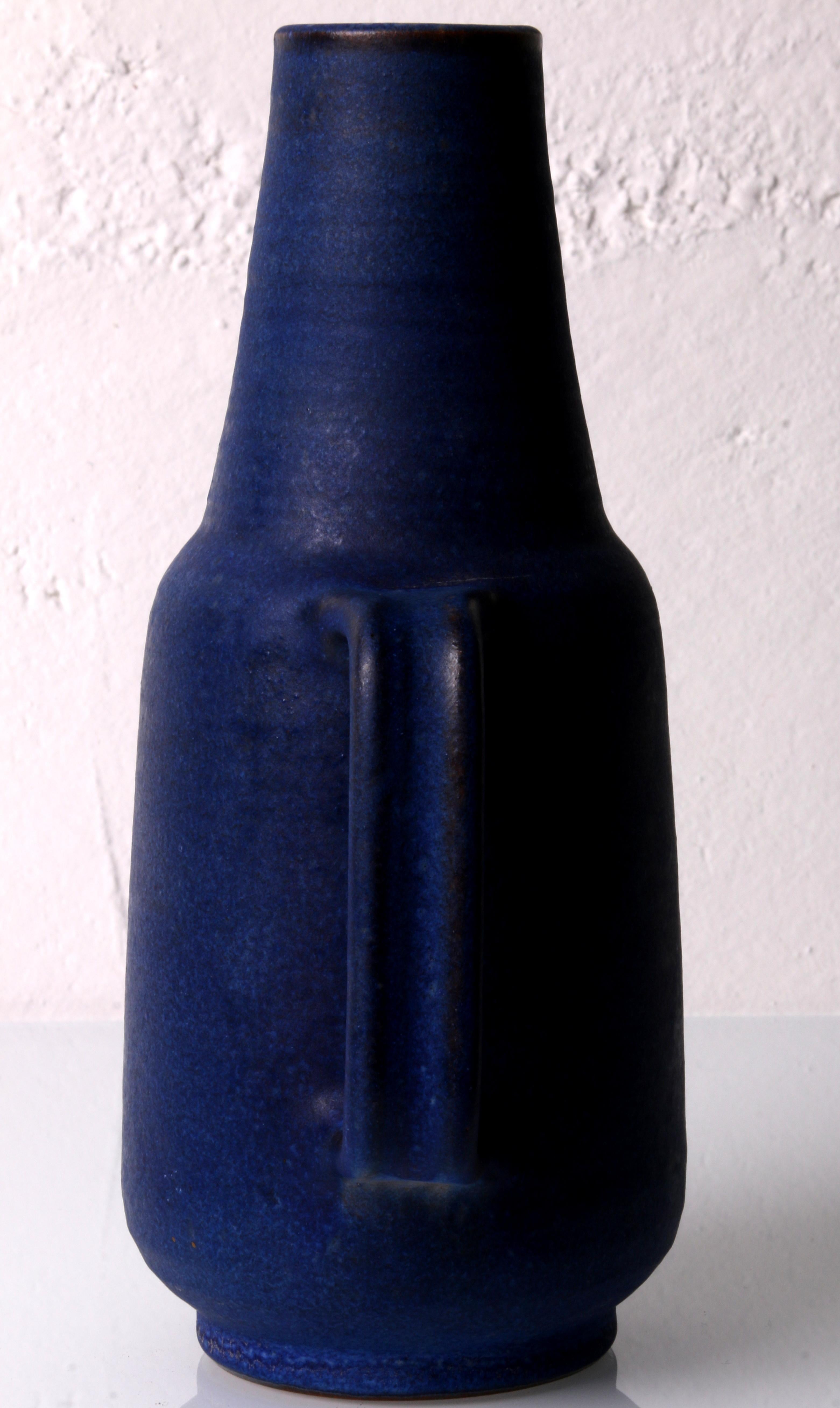 SET of 2 art pottery Vases late 60s by Barbara Lampe :: Anton Lang Oberammergau For Sale 4