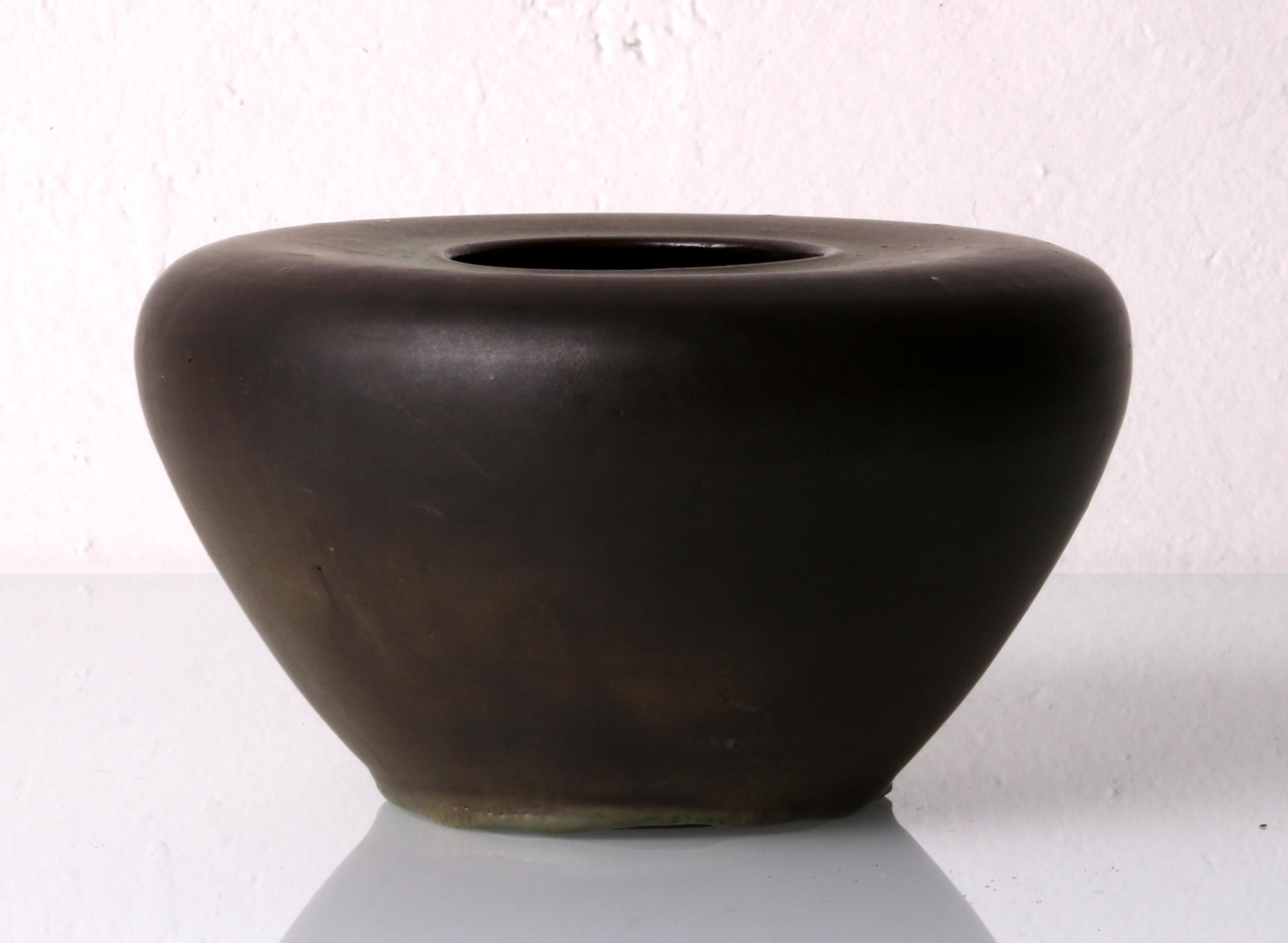 SET of 2 art pottery Vases late 60s by Barbara Lampe :: Anton Lang Oberammergau For Sale 5