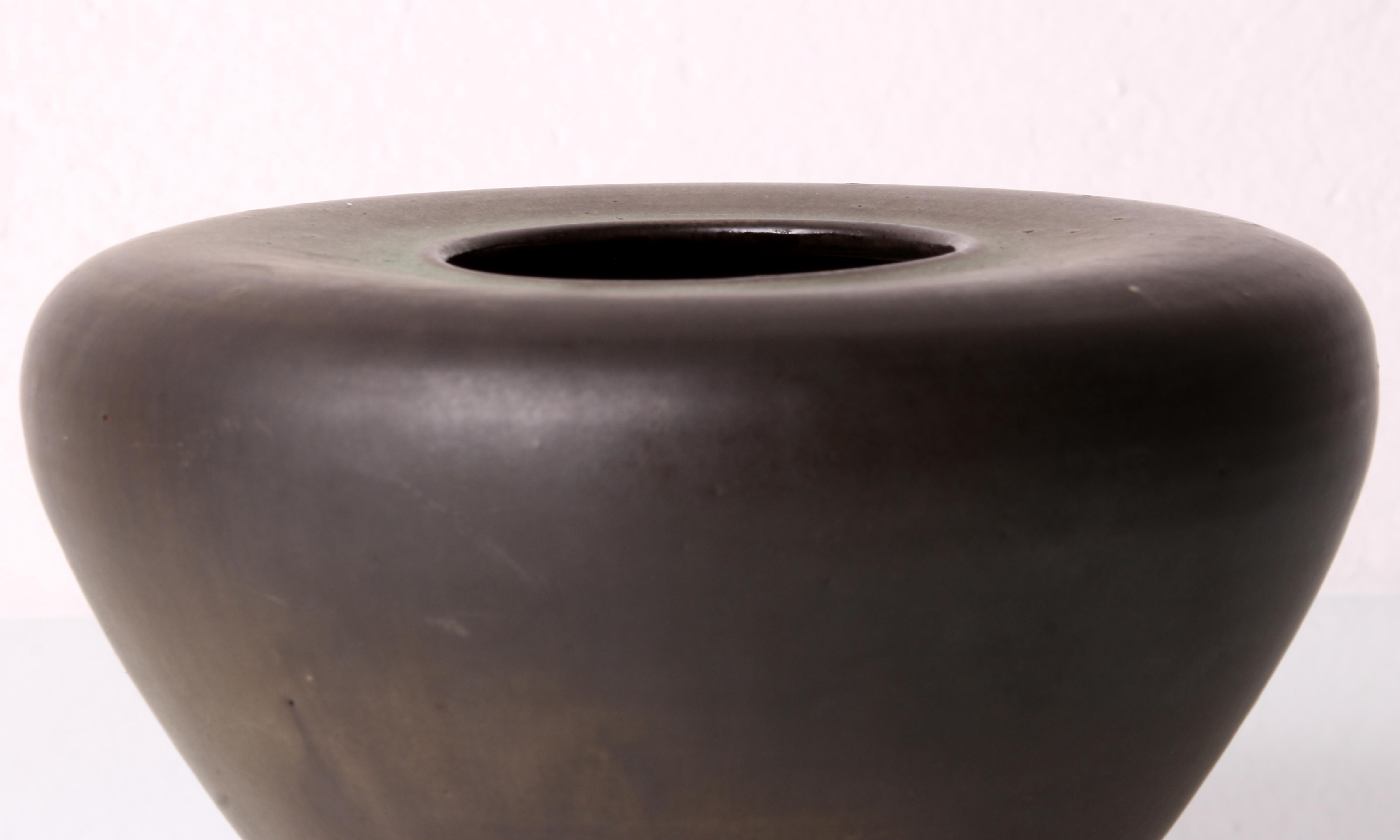 SET of 2 art pottery Vases late 60s by Barbara Lampe :: Anton Lang Oberammergau For Sale 6