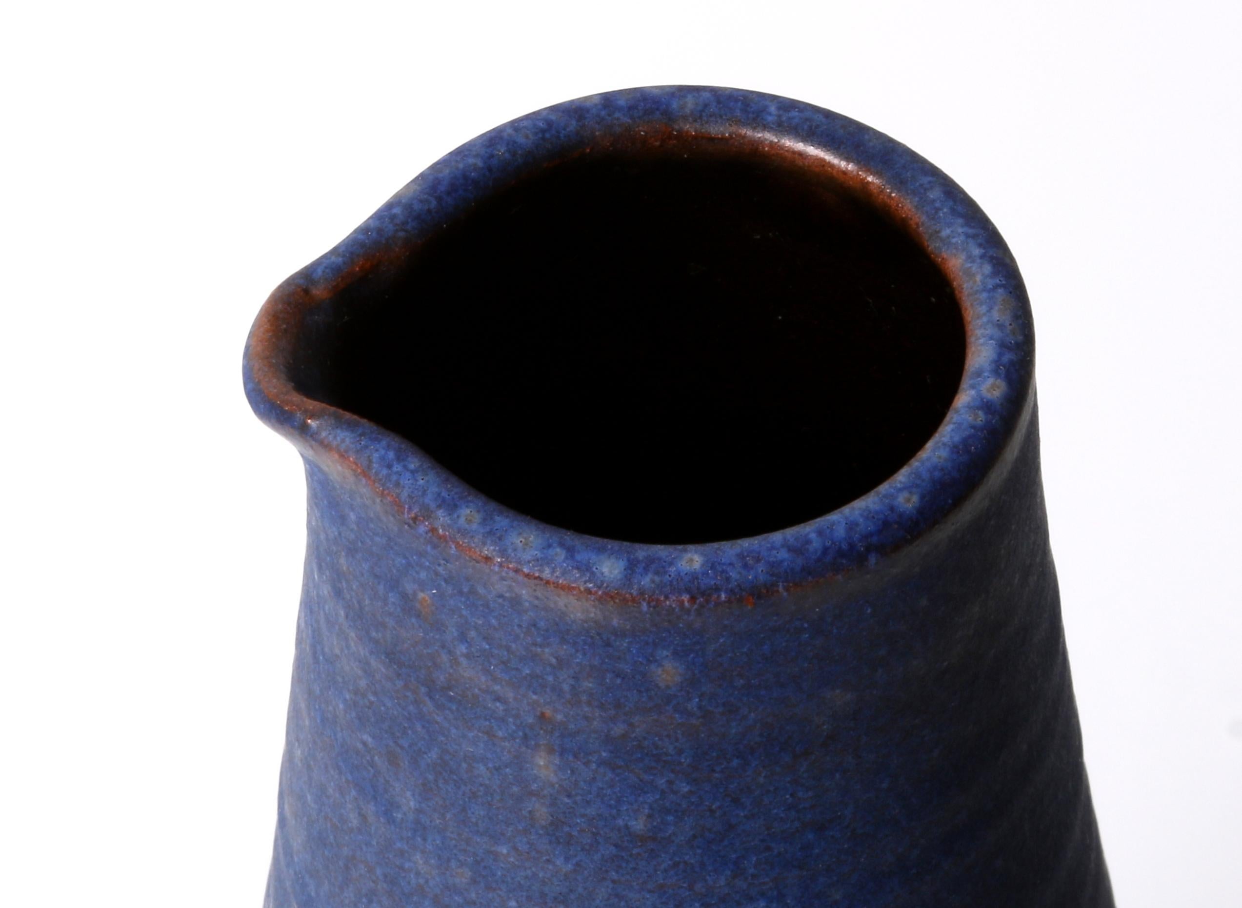 SET of 2 art pottery Vases late 60s by Barbara Lampe :: Anton Lang Oberammergau In Excellent Condition For Sale In Landshut, BY