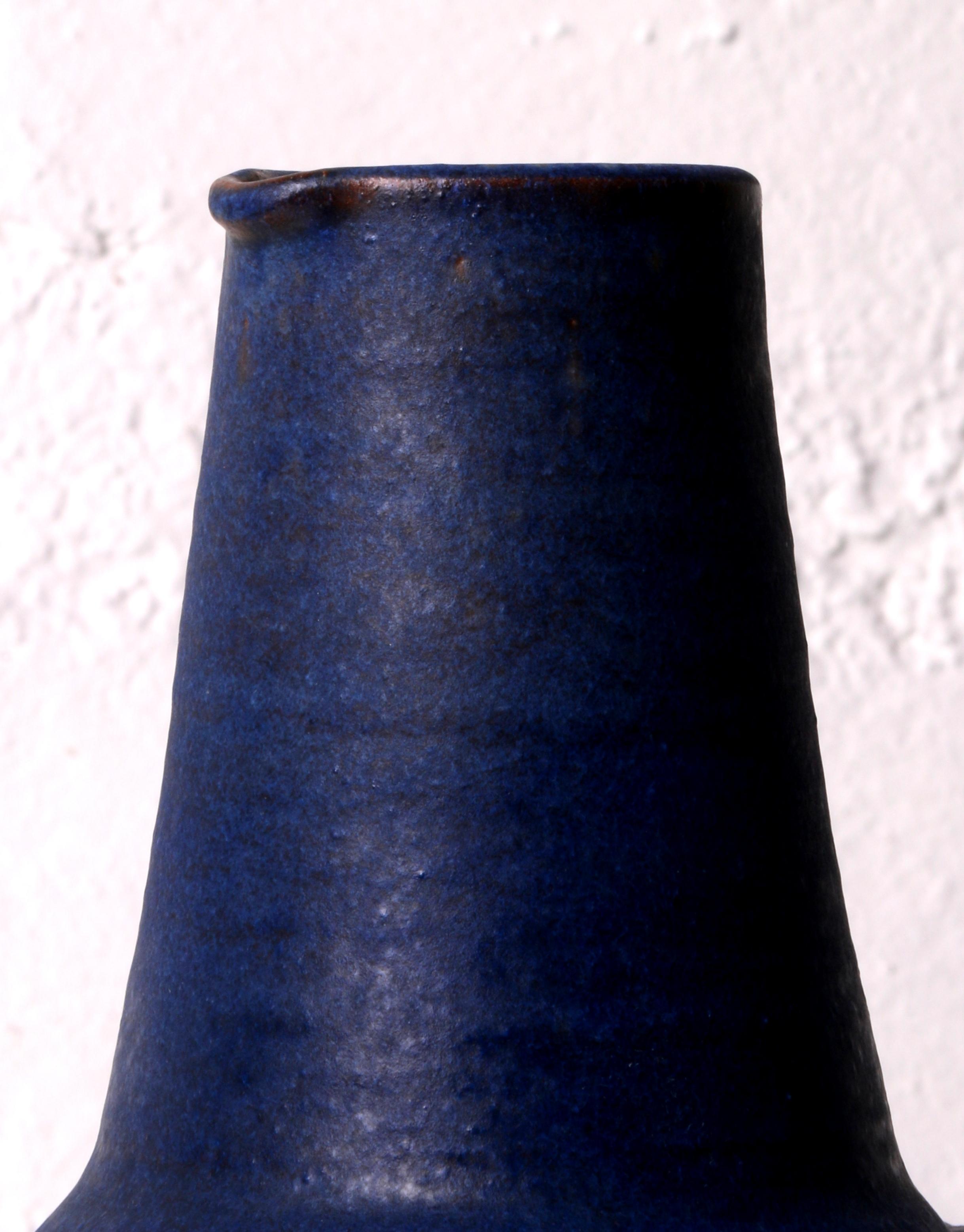 SET of 2 art pottery Vases late 60s by Barbara Lampe :: Anton Lang Oberammergau For Sale 1