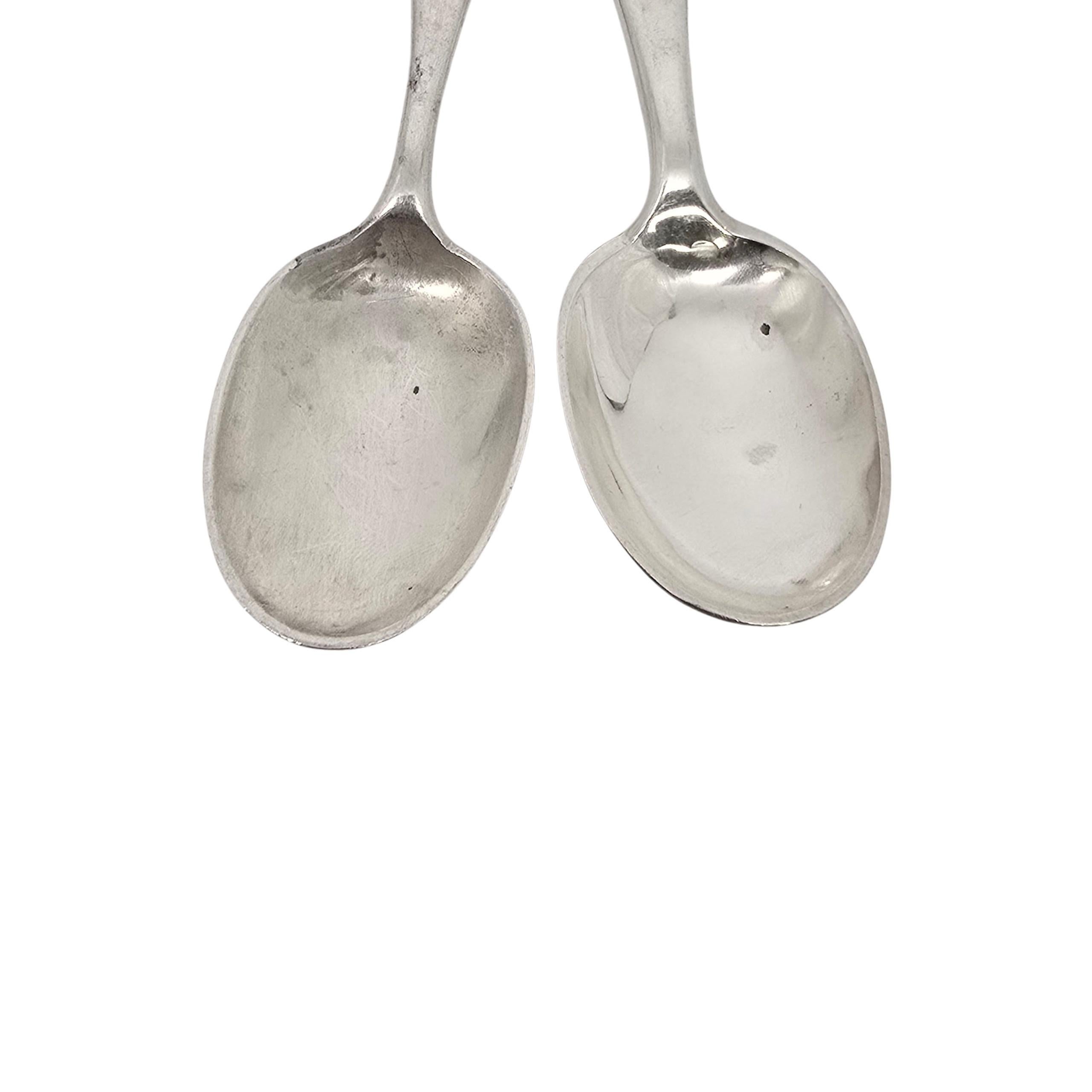 Set di 2 cucchiai per bambini Arthur Stone in argento Sterling Arts & Crafts #23224 in vendita 1