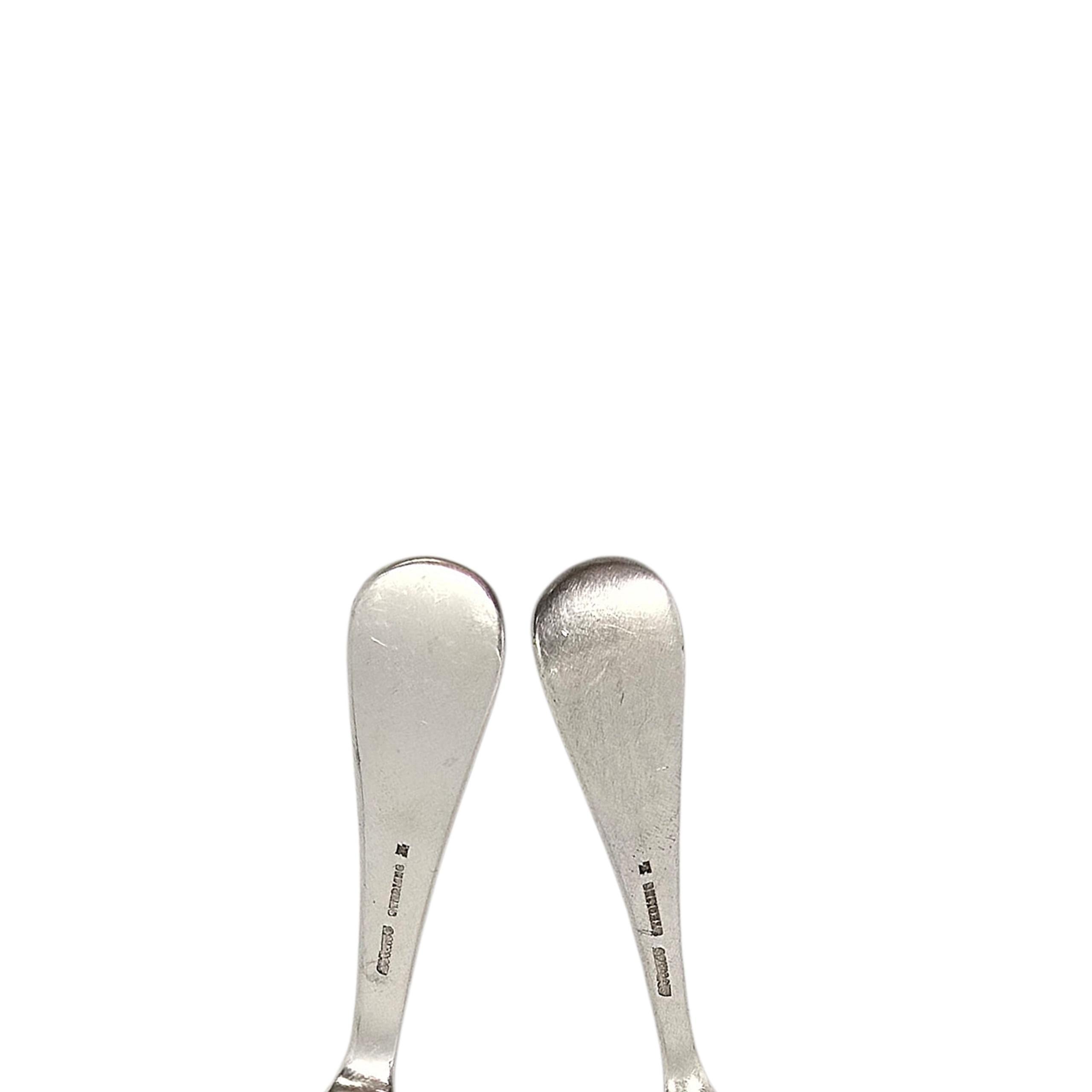 Set di 2 cucchiai per bambini Arthur Stone in argento Sterling Arts & Crafts #23224 in vendita 2