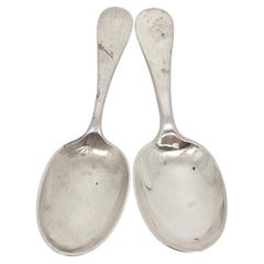 Ensemble de 2 cuillères pour bébé en argent sterling A Stone Silver #23224