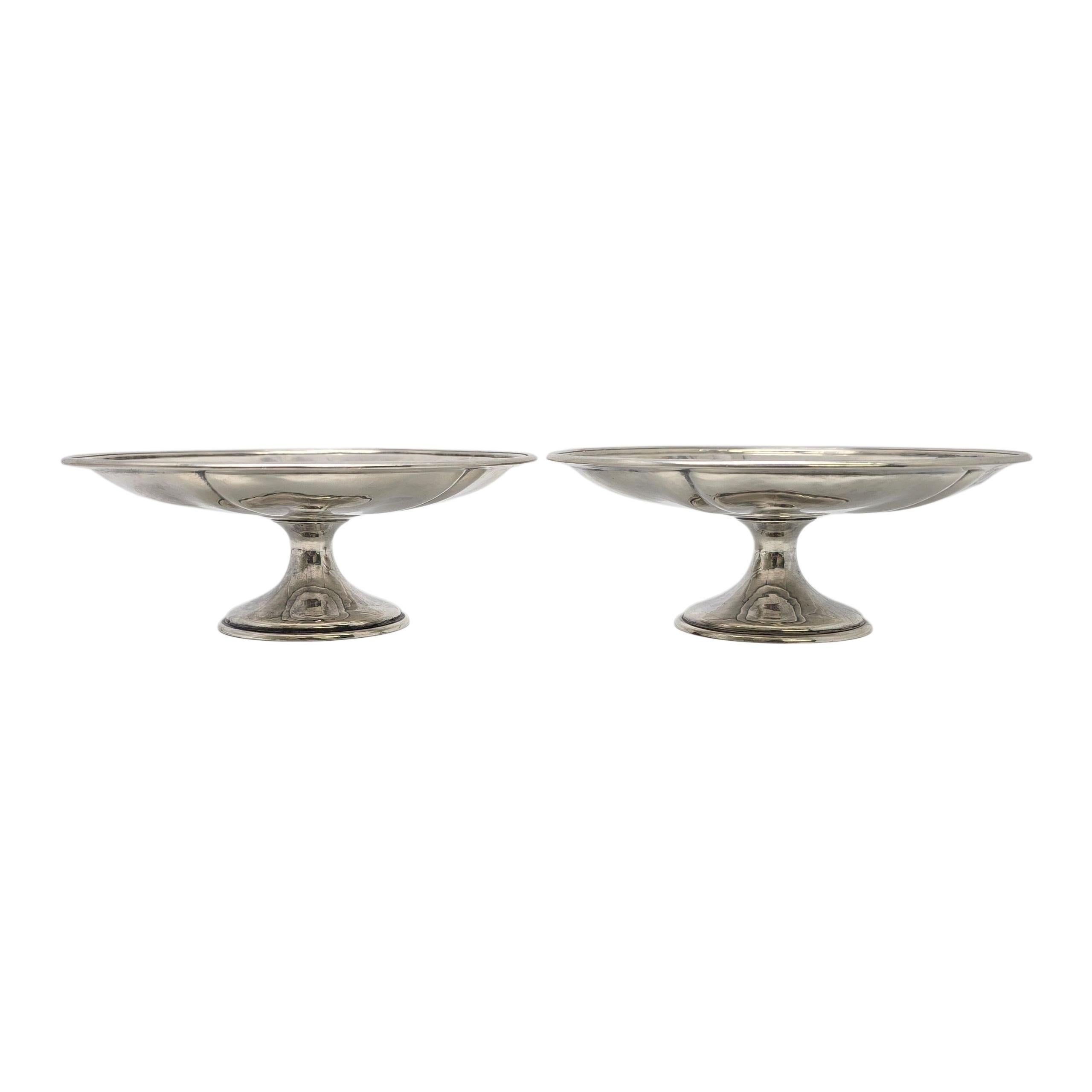Set de 2 plats à pied en argent A Stone #23334 en vente 1