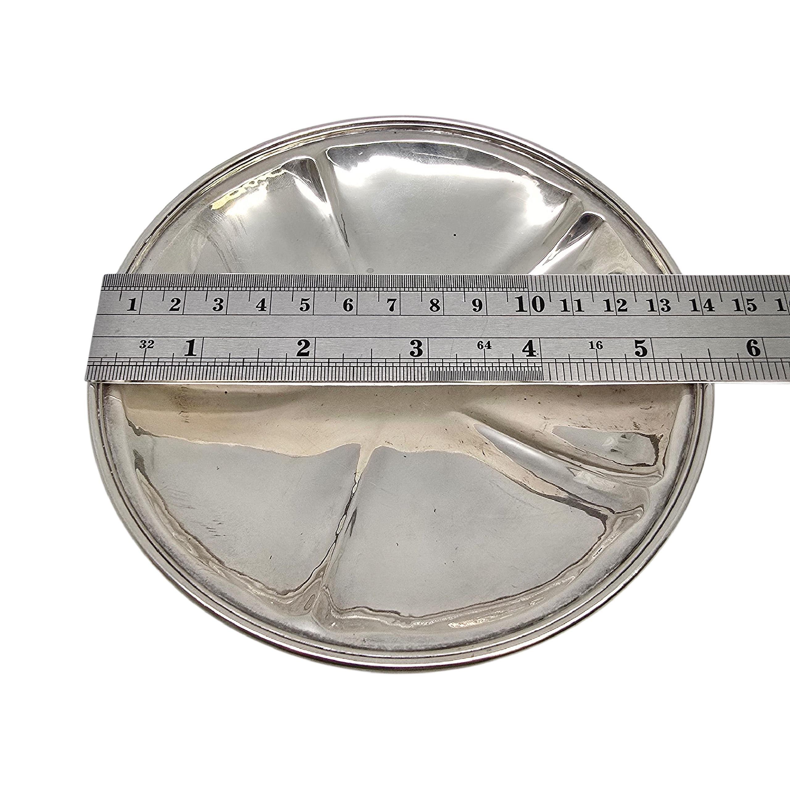 Set de 2 plats à pied en argent A Stone #23334 en vente 5