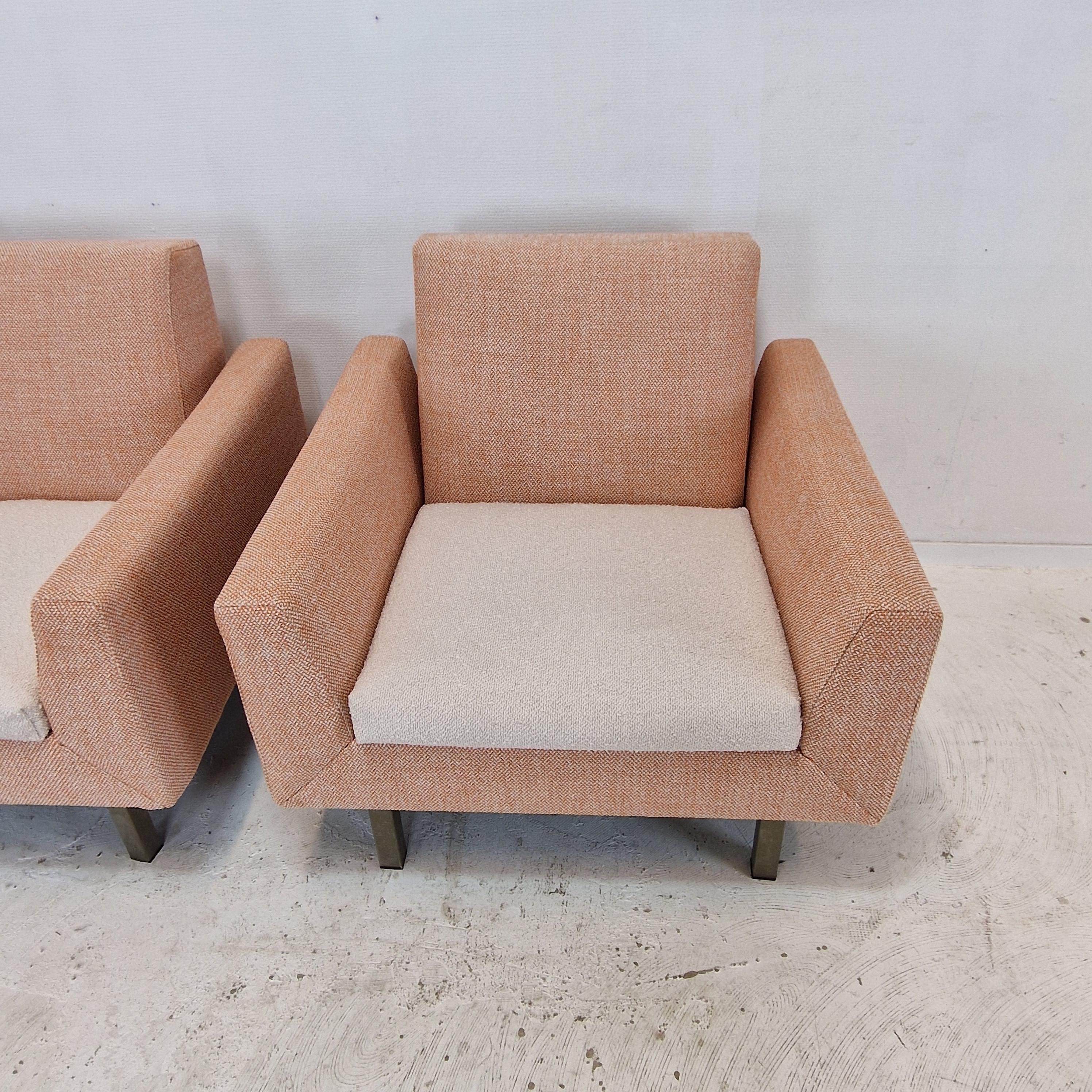 Tissage Ensemble de 2 chaises Artifort 410 par Theo Ruth, années 1950 en vente