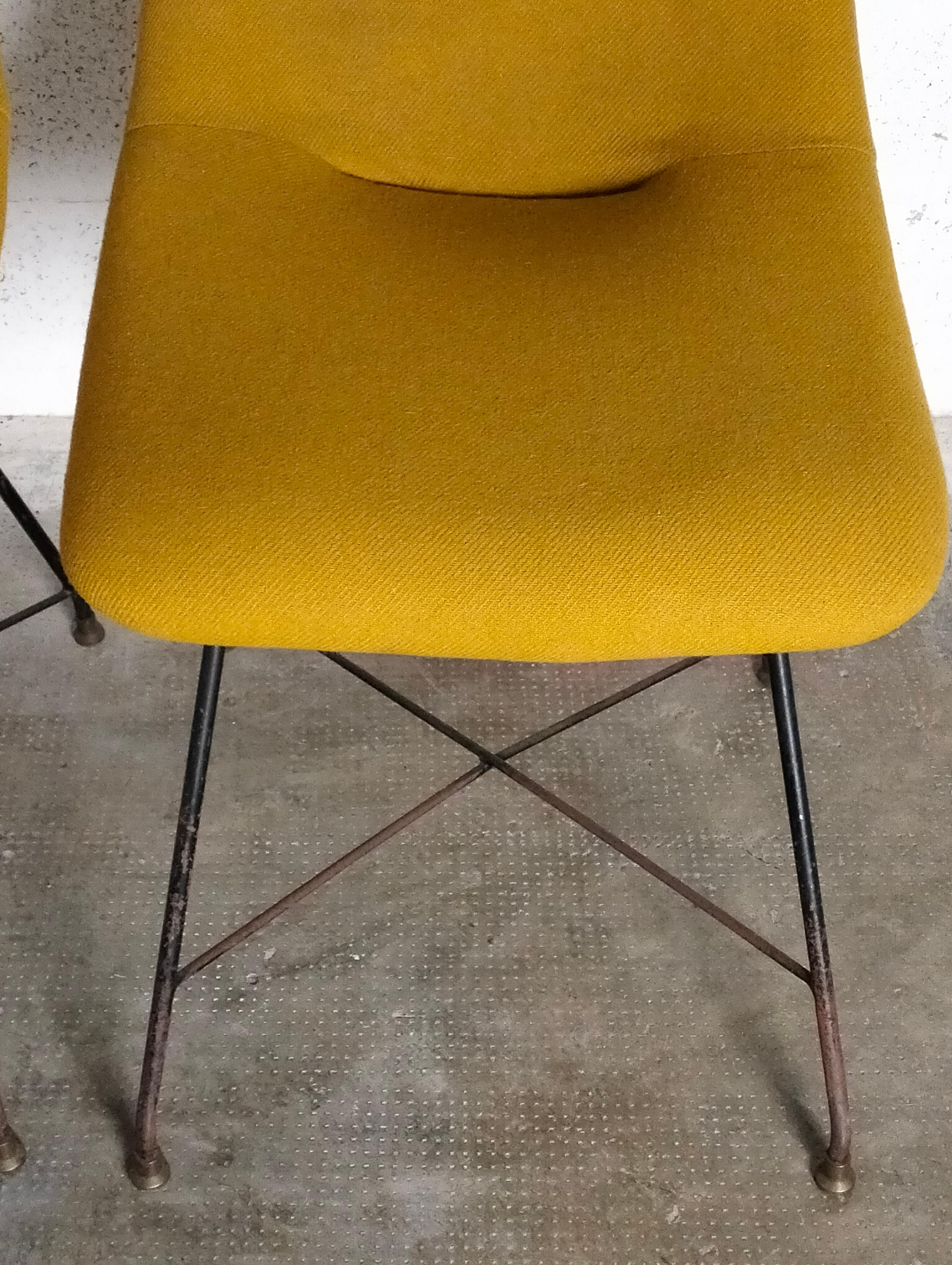 Milieu du XXe siècle Ensemble de 2 chaises Aster par Augusto Bozzi pour Saporiti, '50'60 en vente
