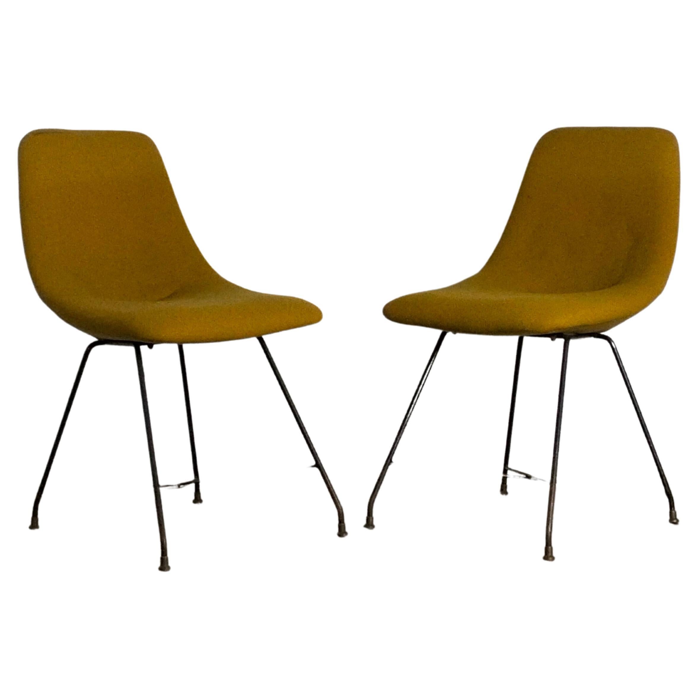 2 Aster-Stühle von Augusto Bozzi für Saporiti, '50'60