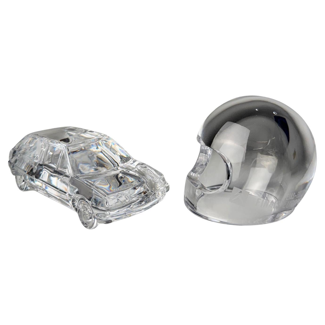 Satz von 2 Atlantis Special Edition Pieces: Helm und Auto, Europäisches Finale von Estoril