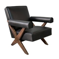 Conjunto de 2 auténticas sillas de salón Pierre Jeanneret PJ-SI-48-A, Chandigarh, años 60