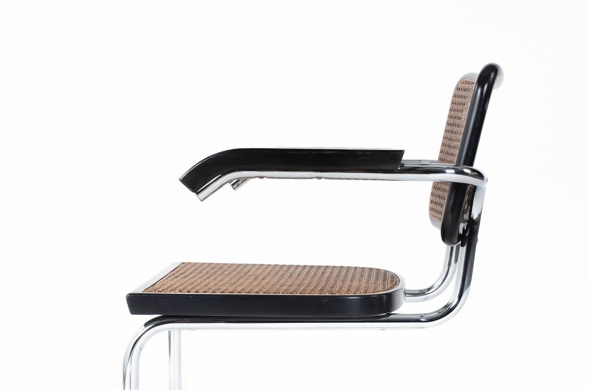 Set of 2 B64 Armchairs by Marcel Breuer for Thonet, 1970 3