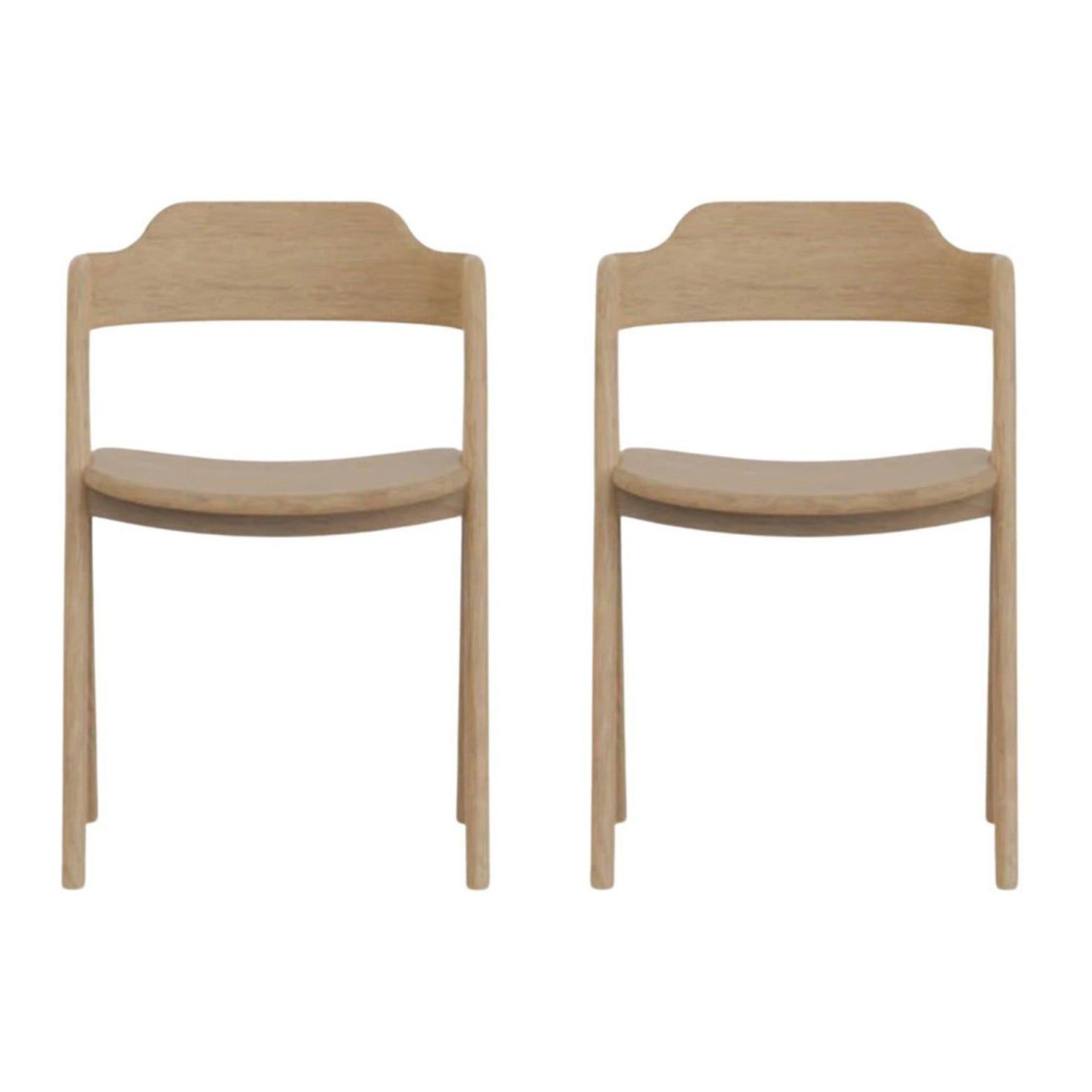 Ensemble de 2 chaises Balance par Sebastián Angeles