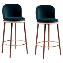 Set of 2 Bar Chairs, Alma by Dooq