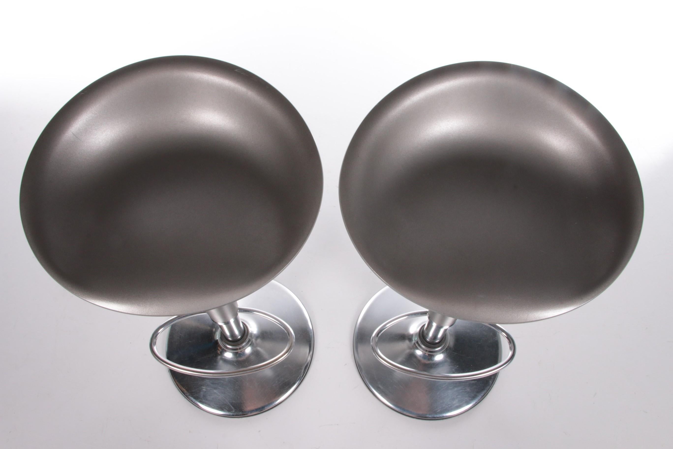 Italian Set of 2 Bar Stools Brand Bombo Design by Stefano Giovannoni, Italy