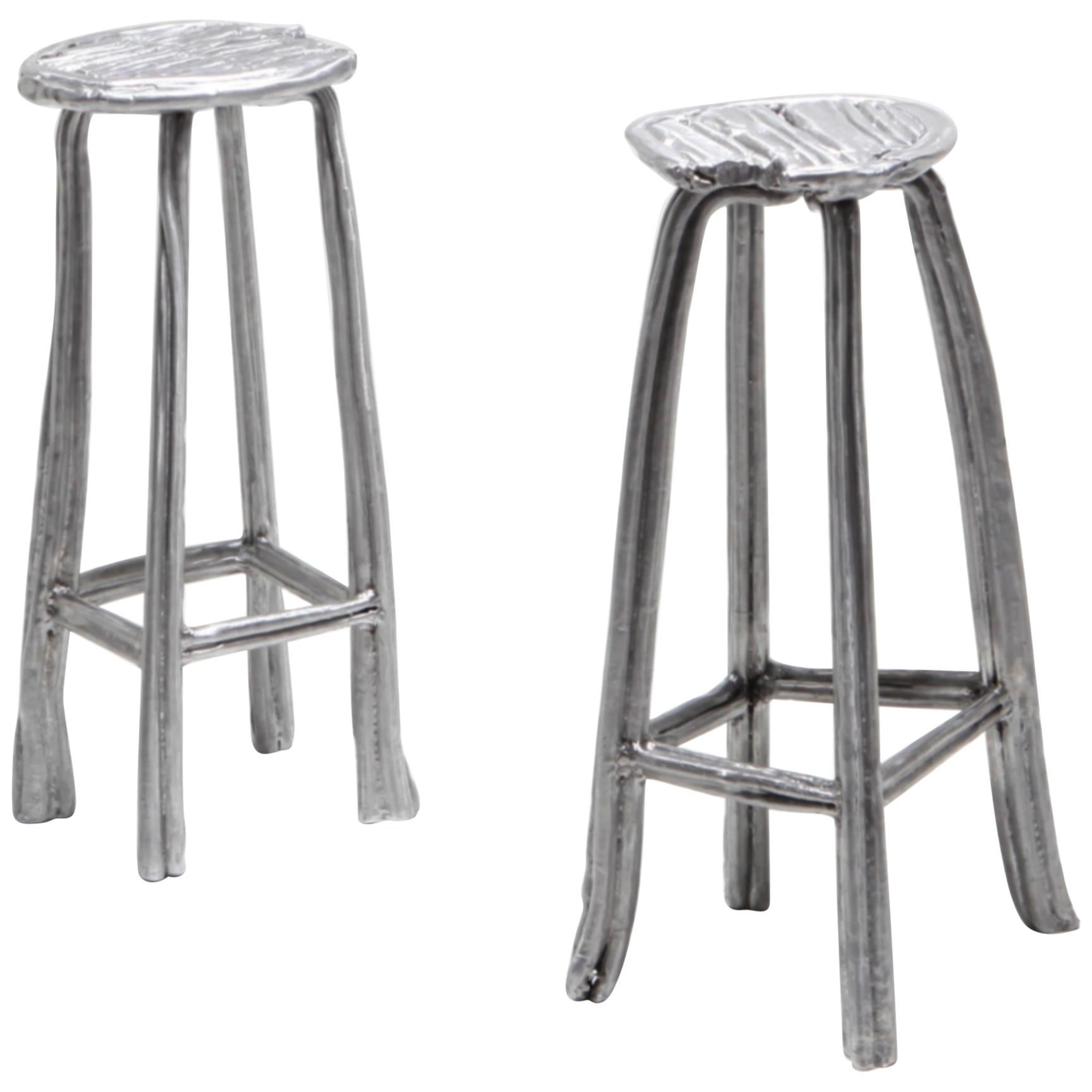 Set of 2 Bar Stools by Studio Nicolas Erauw