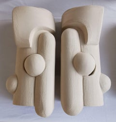 Set of 2 Bas Relief Sconces by Olivia Cognet