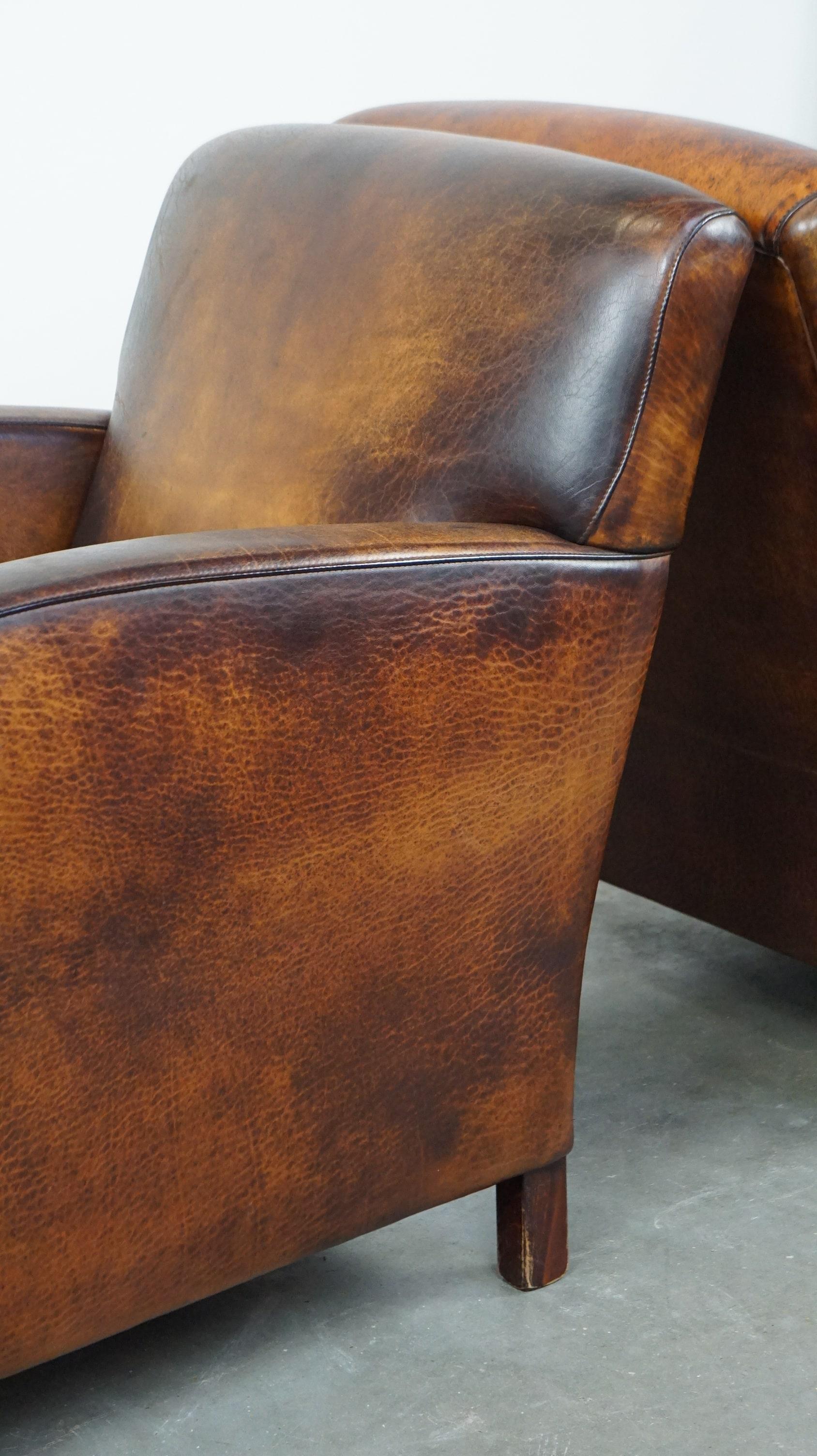Set of 2 Beautiful Sheepskin Armchairs with the Most Beautiful Colors 4