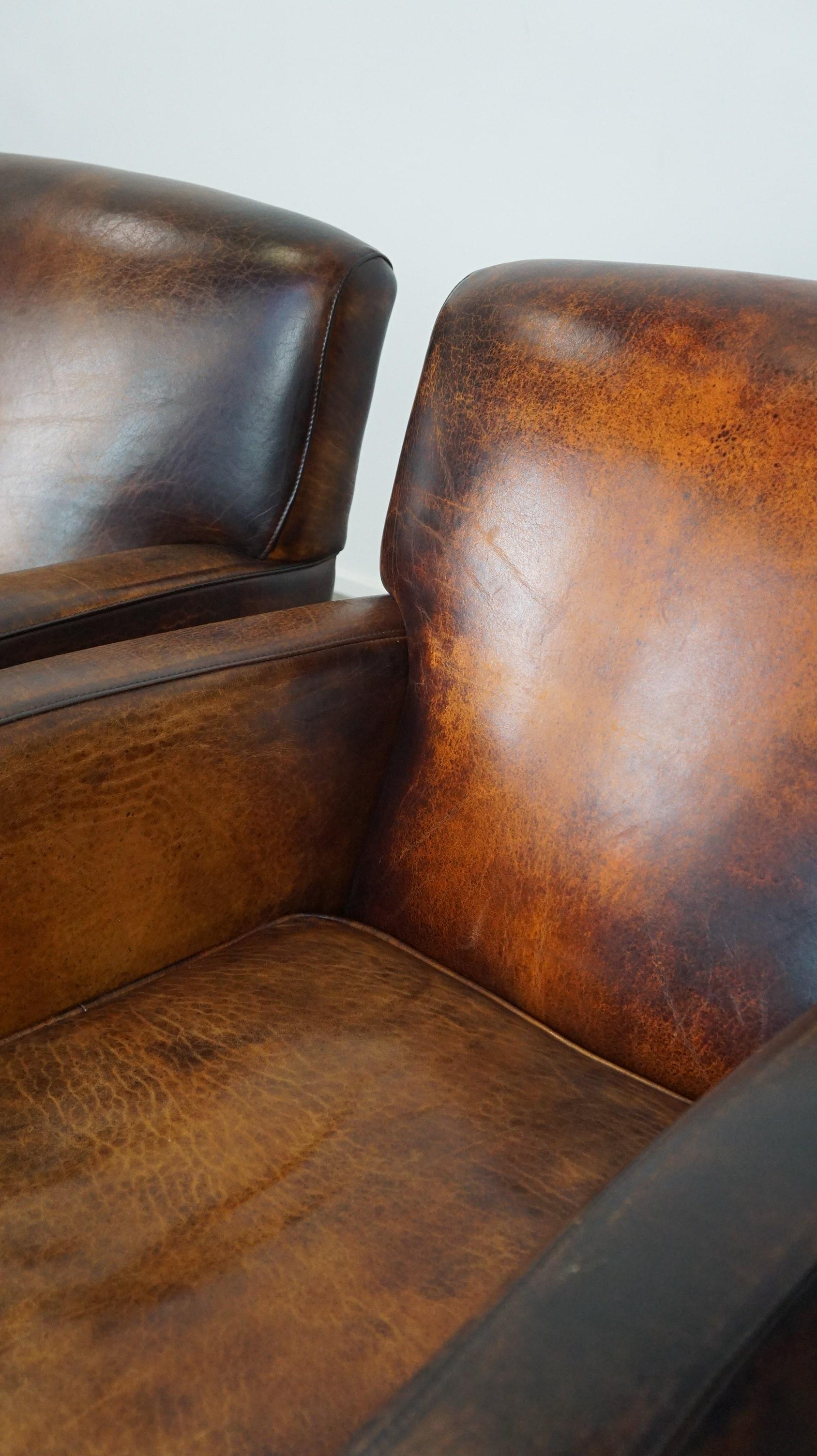 Set of 2 Beautiful Sheepskin Armchairs with the Most Beautiful Colors 5