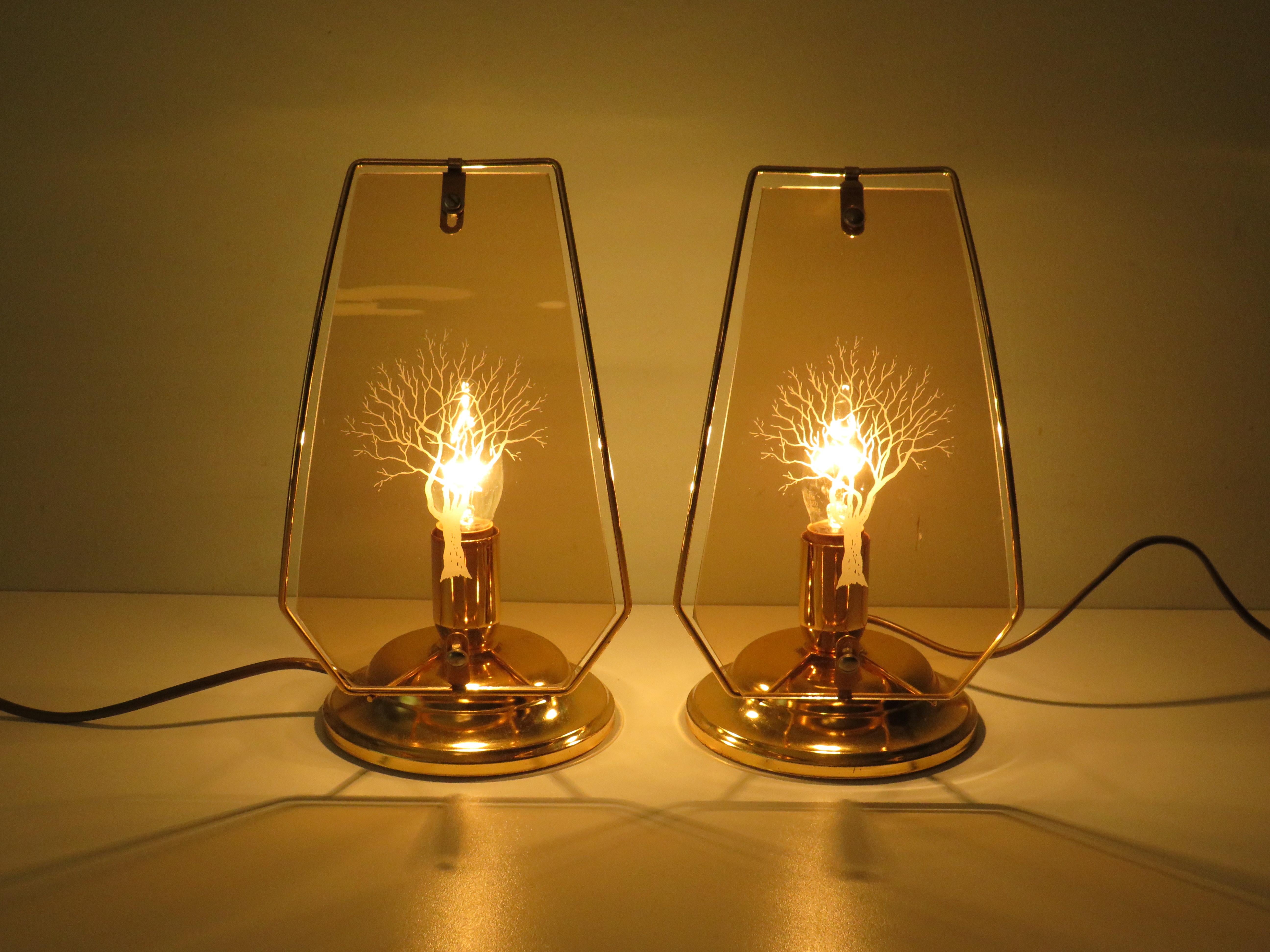 Dutch Set of 2 Bedside Table Lamps, the Netherlands 1970s For Sale
