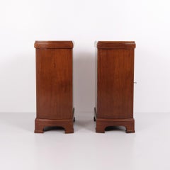 Set of 2 Bedside Tables In Mahogany, 1920s