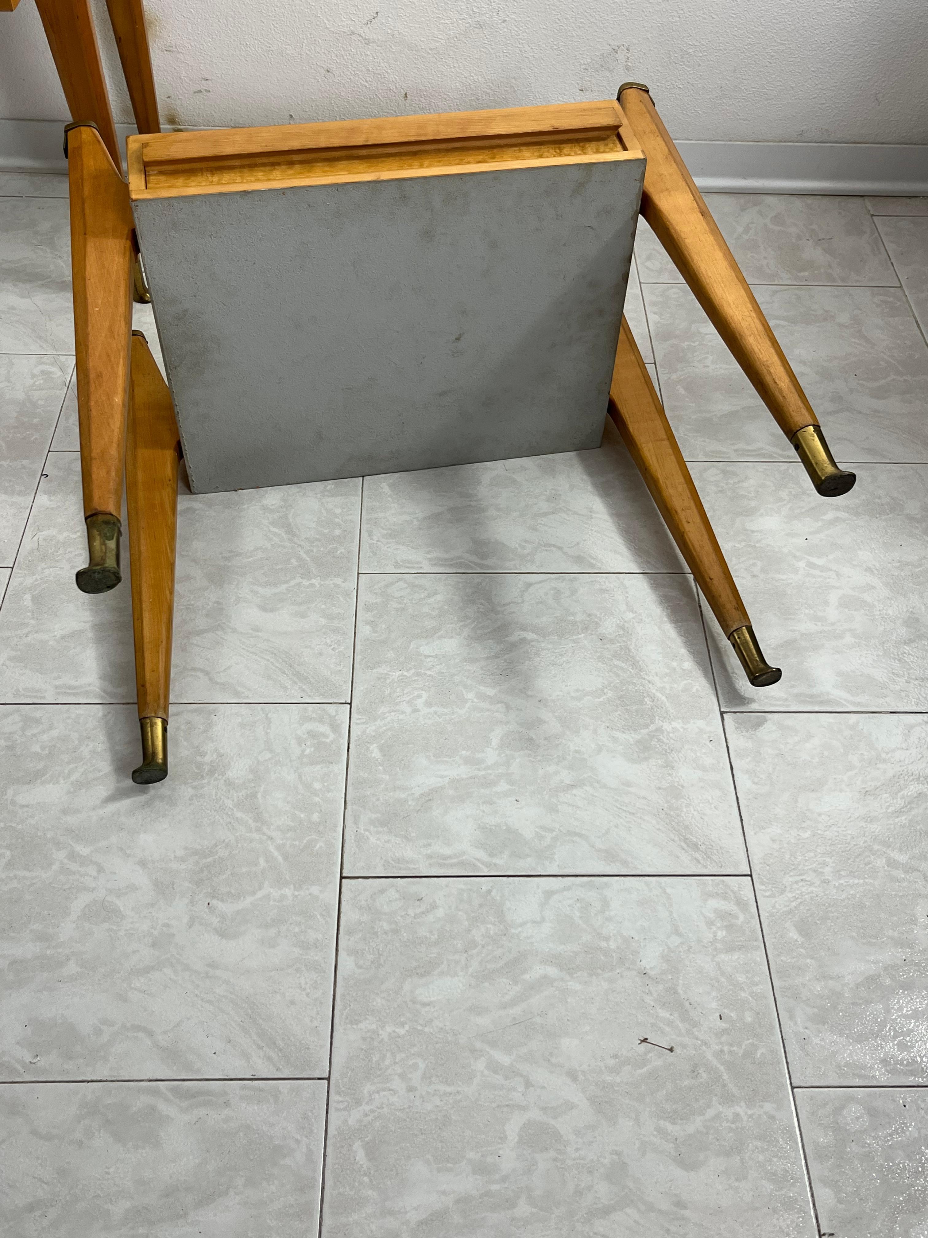 Ensemble de 2 tables de chevet G. Cecchini/C. Lissone attribuée à Vittorio Dassi 1950 en vente 1