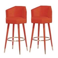 Set of 2 Beelicious Bar Stools, Royal Stranger