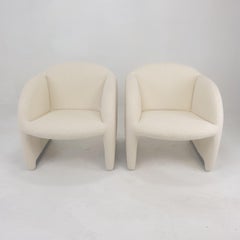 Set of 2 "Ben" Chairs by Pierre Paulin for Artifort, 1980s