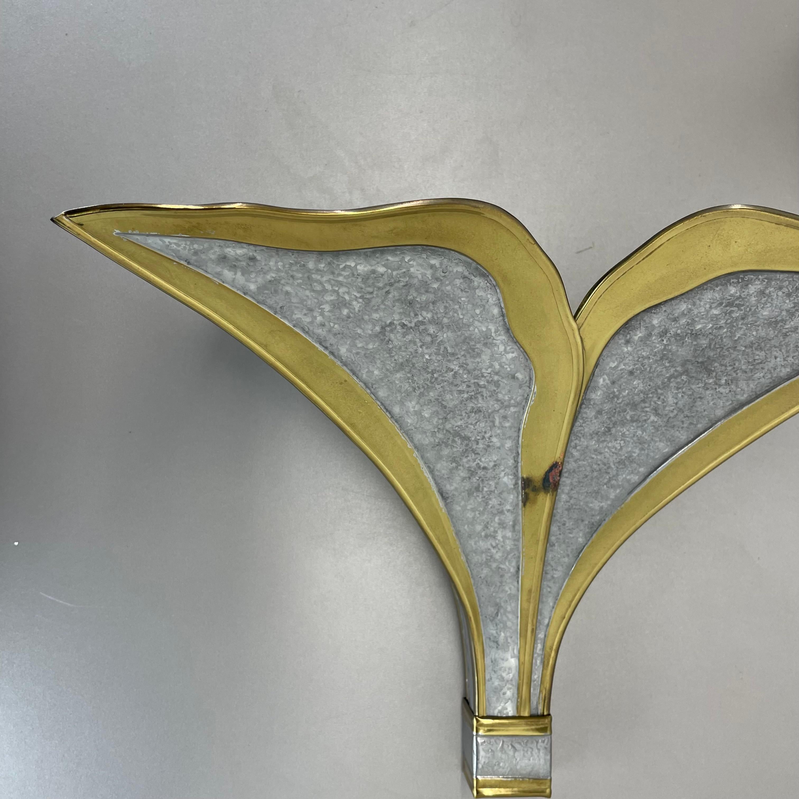 juego de 2 apliques bicolor de Henri Fernandez para Honoré, Francia años 70 Italiano en venta