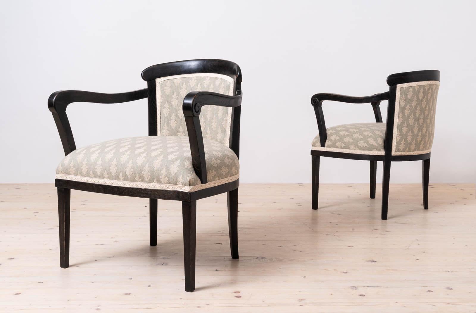 2er Set Biedermeier Sessel im rustikalen, ländlichen Stil, Österreich, um 1850 im Zustand „Gut“ im Angebot in Wrocław, Poland