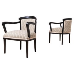 Set di 2 poltrone Biedermeier in stile rustico di campagna, Austria, circa 1850