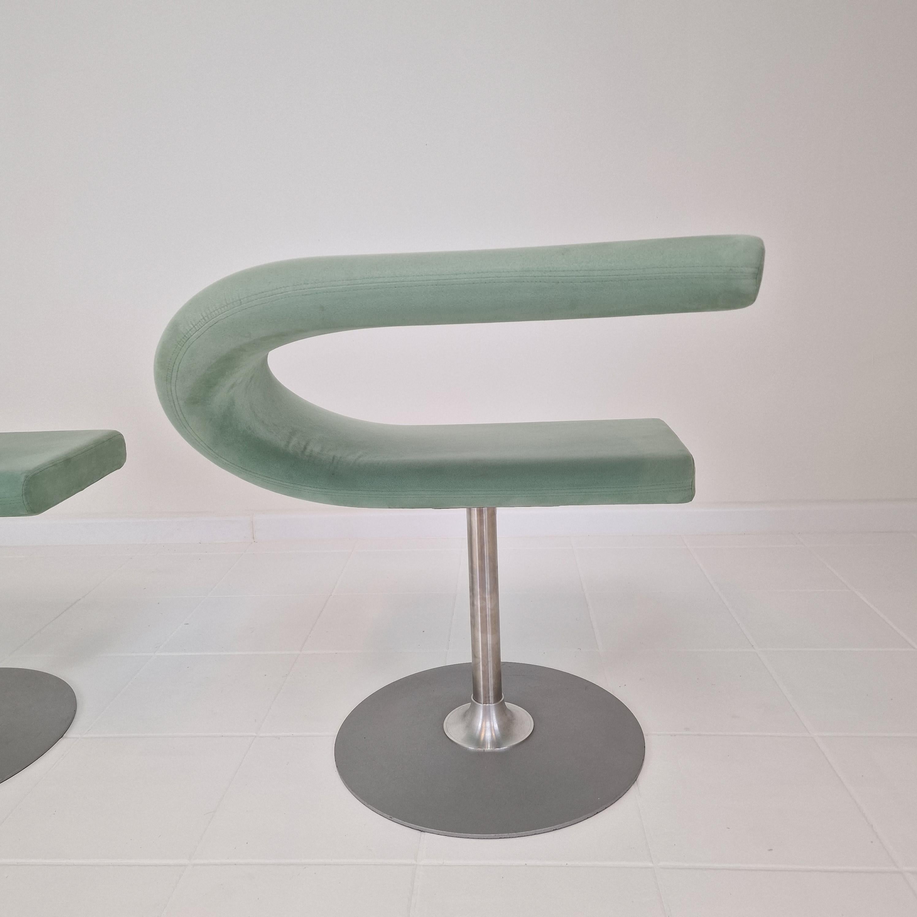 Ensemble de 2 chaises pivotantes Bla Station Innovation C de Fredrik Mattson, Suède en vente 8