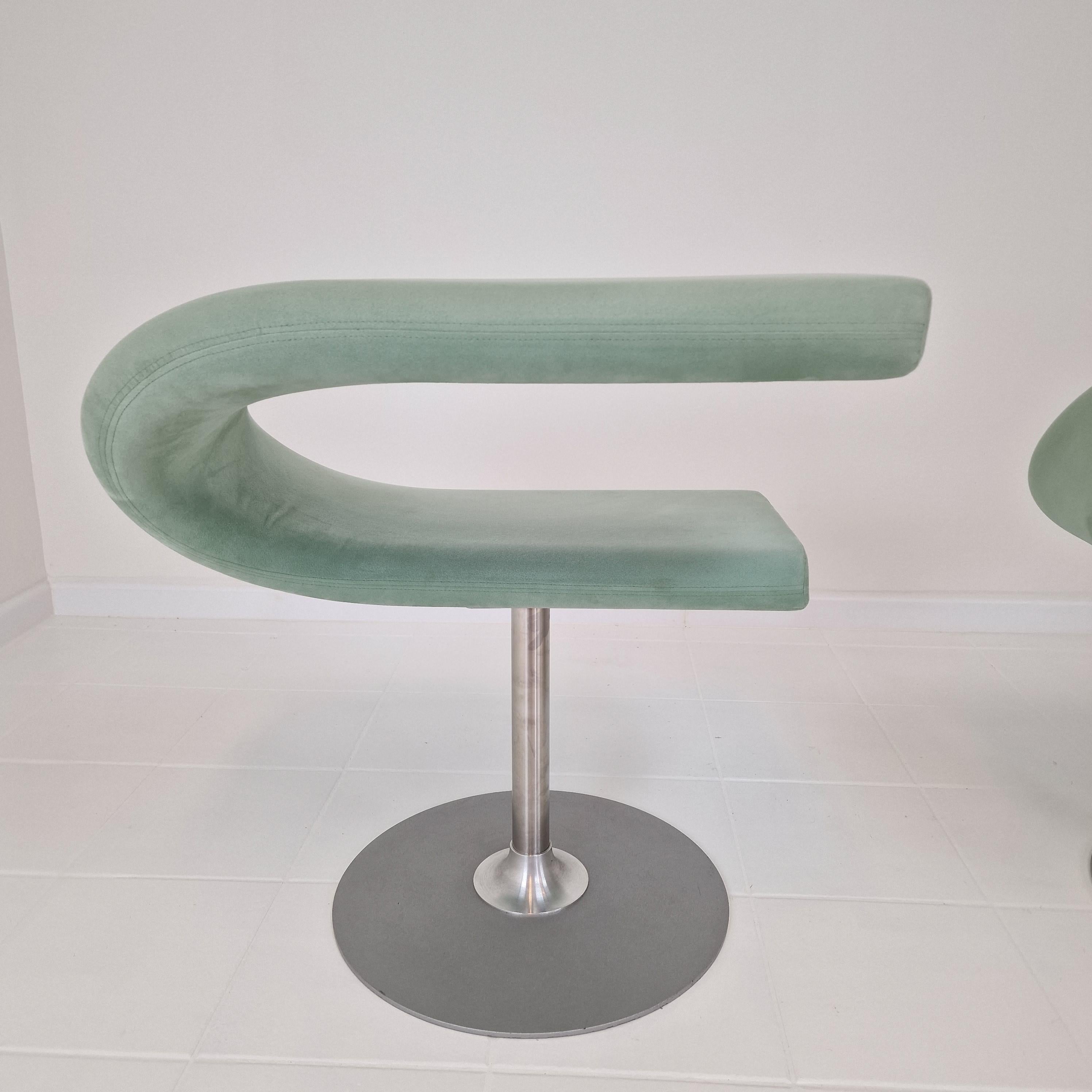 Ensemble de 2 chaises pivotantes Bla Station Innovation C de Fredrik Mattson, Suède en vente 9