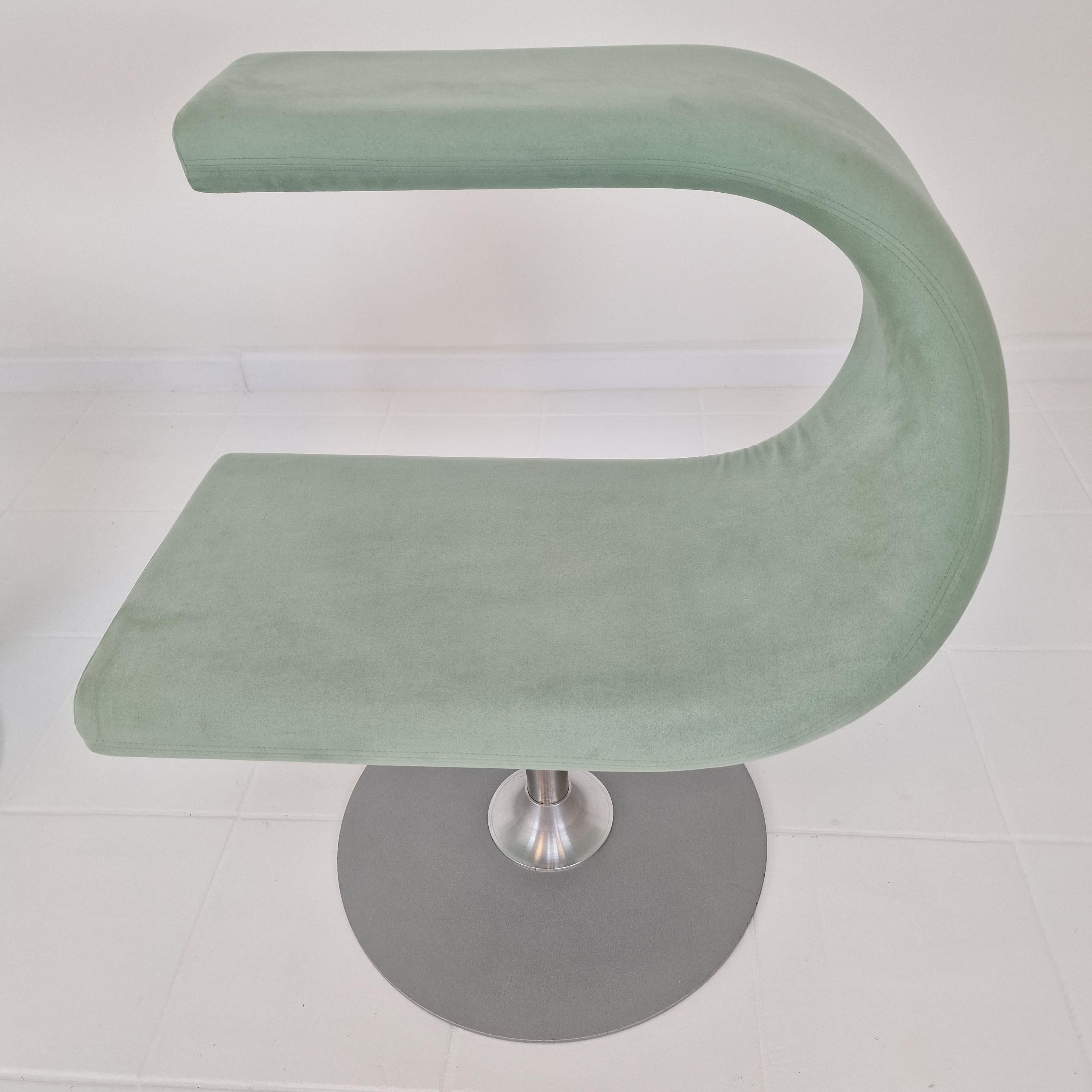 Ensemble de 2 chaises pivotantes Bla Station Innovation C de Fredrik Mattson, Suède en vente 2