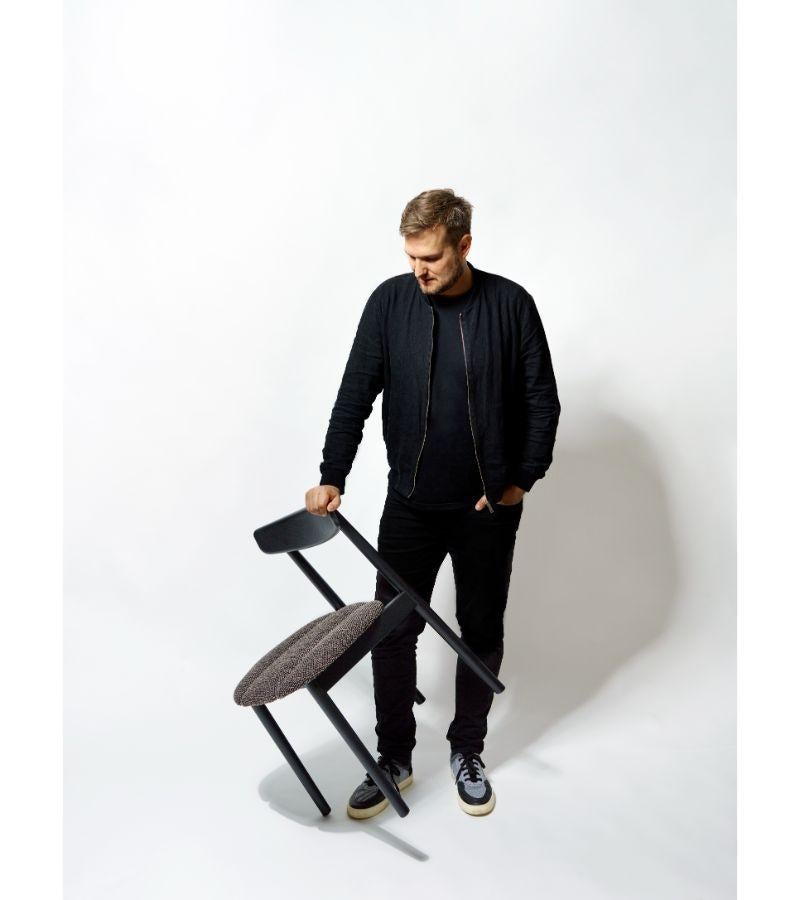2er-Set Klee-Stühle aus schwarzer Esche, 2er-Set von Sebastian Herkner im Angebot 2
