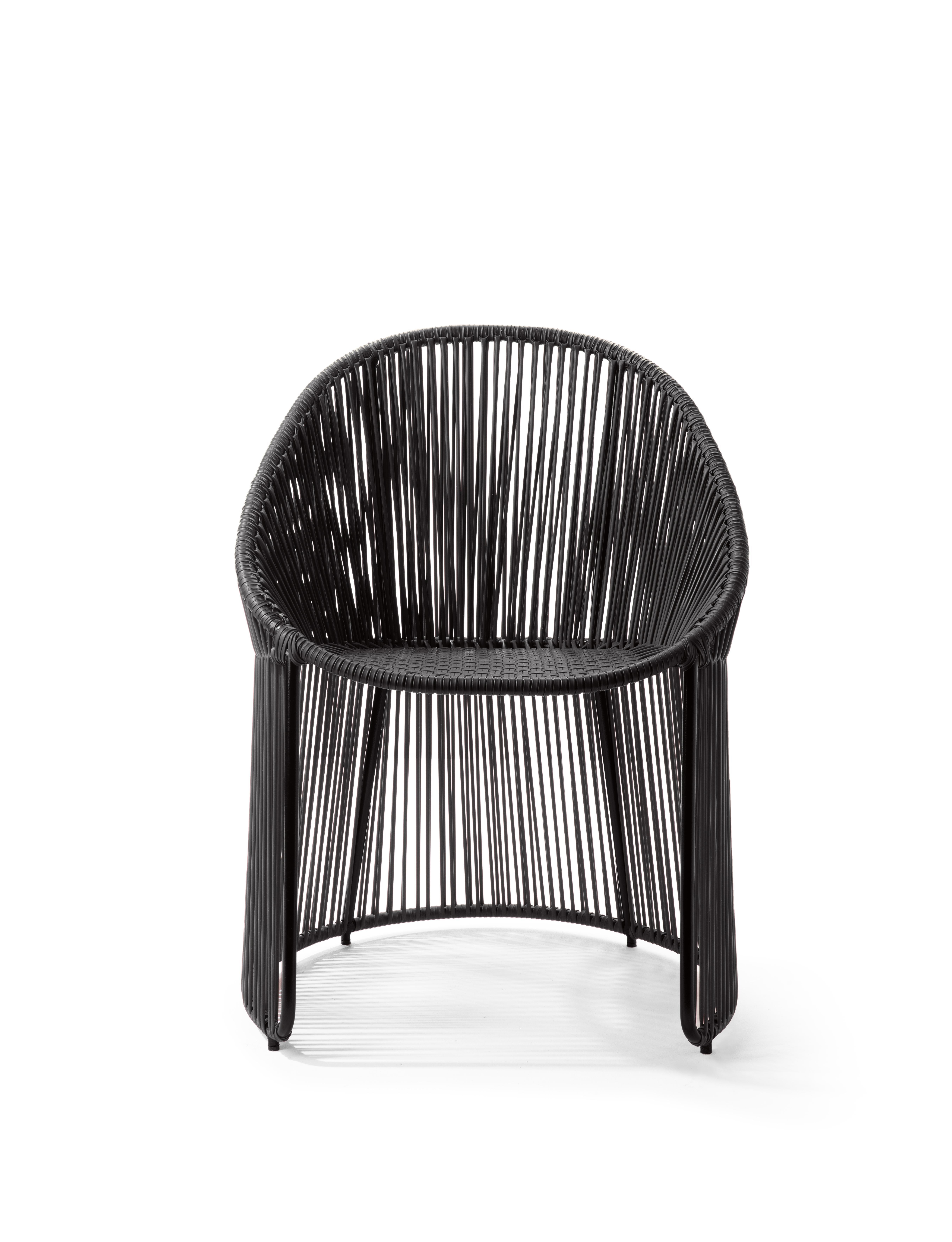 Modern Set of 2 Black Cartagenas Dining Chair by Sebastian Herkner For Sale