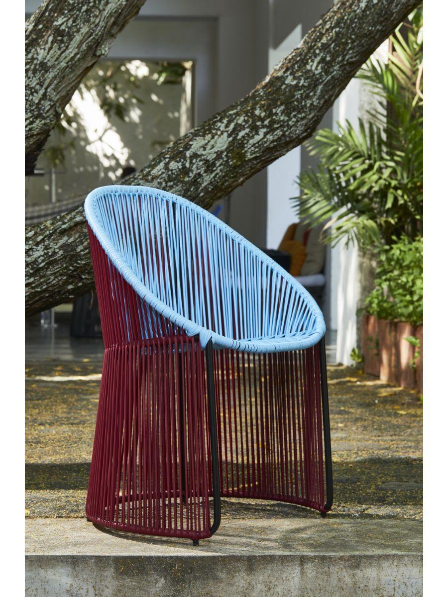 Contemporary Set of 2 Black Cartagenas Dining Chair by Sebastian Herkner For Sale