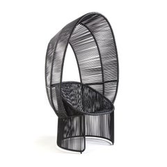 Set of 2 Black Cartagenas Reina Chair by Sebastian Herkner