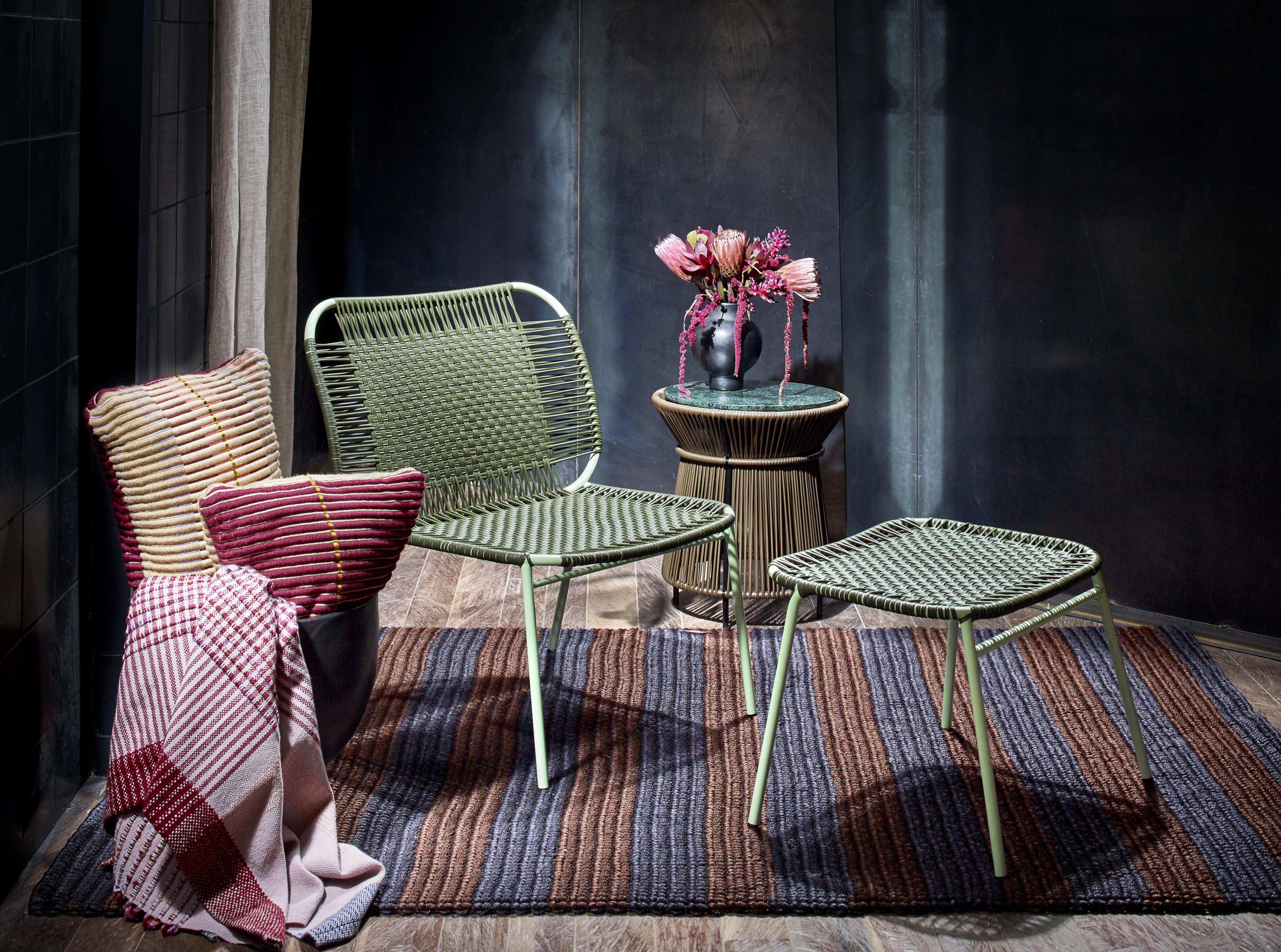 Ensemble de 2 chaises empilables Cielo noires de Sebastian Herkner en vente 2