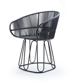 Set of 2 Black Circo Dining Chair by Sebastian Herkner