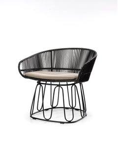 Set of 2 Black Circo Lounge Chair by Sebastian Herkner