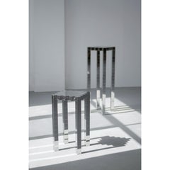 Set di 2 sgabelli Ocean neri da 2 e 3 della Shaw